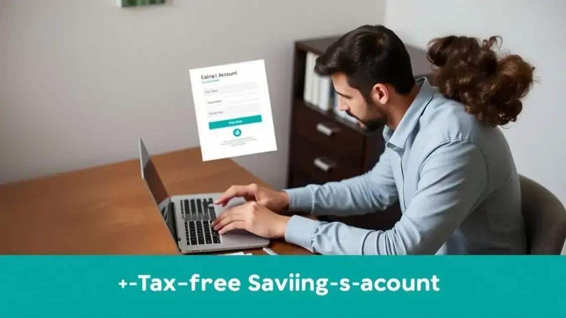 How to set up a tax-free savings account