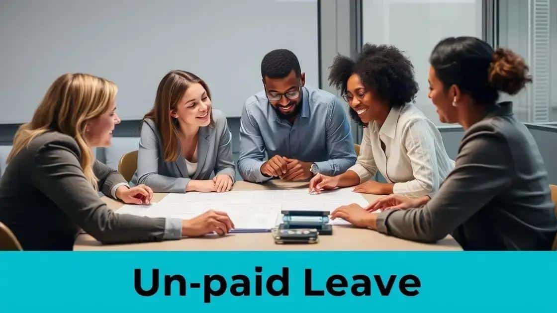 Impact of unpaid leave on employee morale