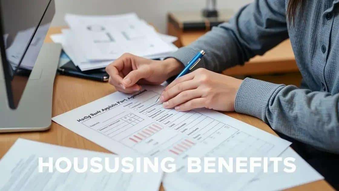 How to apply for housing benefits