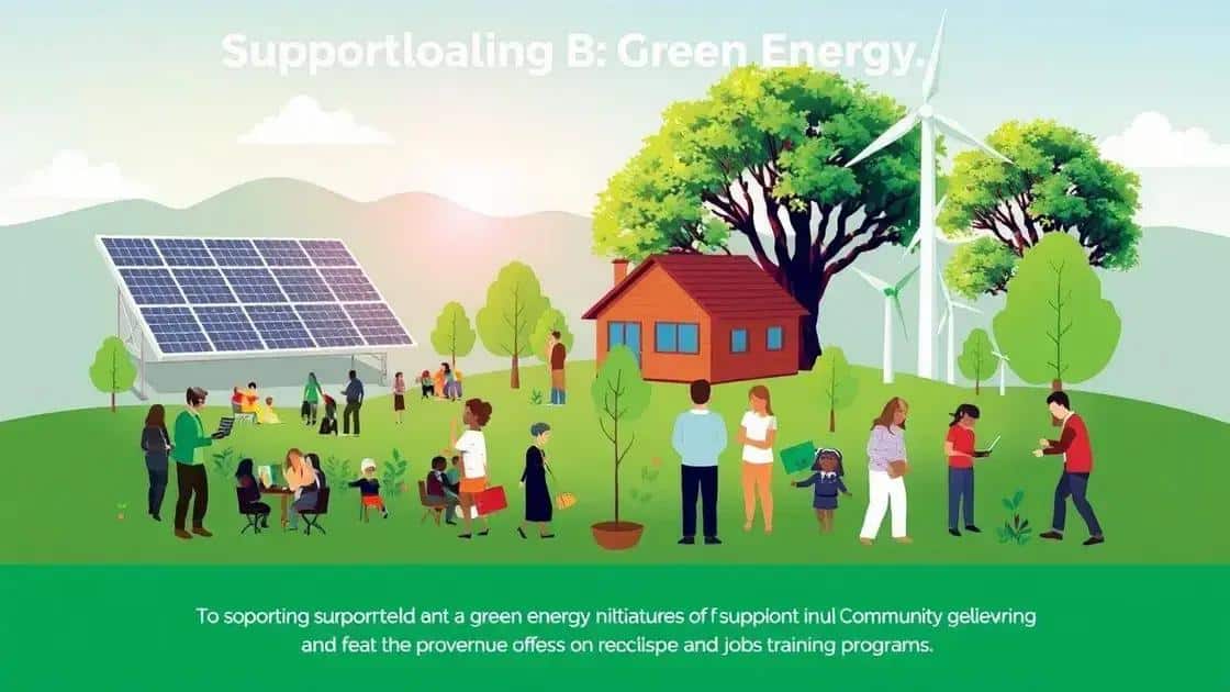 Benefits of supporting green energy initiatives