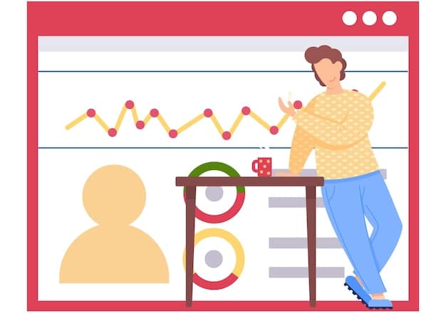 A dashboard showing detailed analytics of an influencer's profile, highlighting metrics like authentic engagement rate, audience demographics, and suspicious follower activity, demonstrating the use of data analytics to assess influencer authenticity.