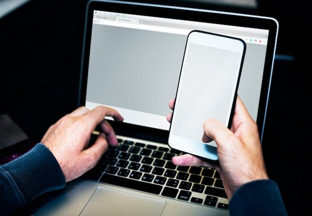 A split-screen showing a website's desktop version next to its mobile version. The mobile version is well-optimized and easy to navigate, while the desktop version appears cluttered.