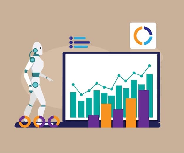 A visual representation of an AI dashboard, highlighting lead scores and key data points used in the scoring process, emphasizing the data-driven nature of AI-powered lead scoring.