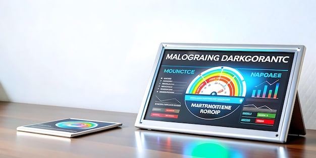 A digital dashboard displaying a lead scoring system, with leads ranked by their scores, highlighting key attributes and engagement behaviors used for prioritization.