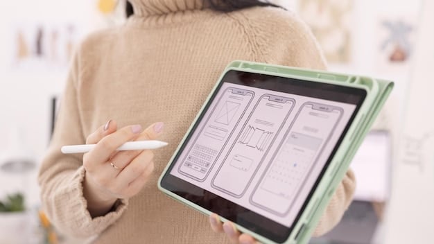 An image depicting a digital checklist on a tablet screen. Several items are marked as 