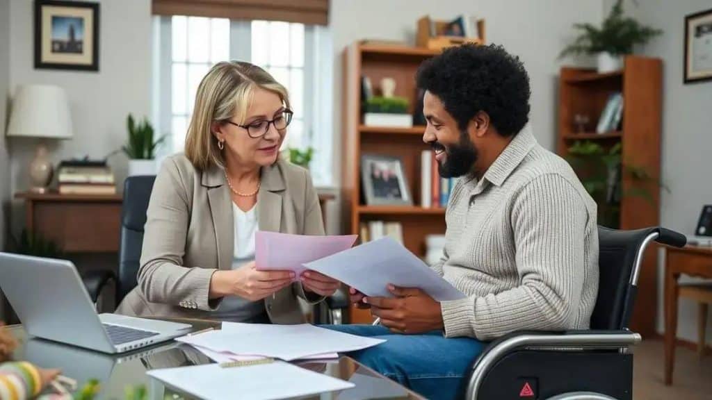 Benefits counseling services for disabled individuals