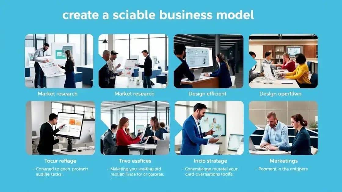 Steps to create a scalable business model