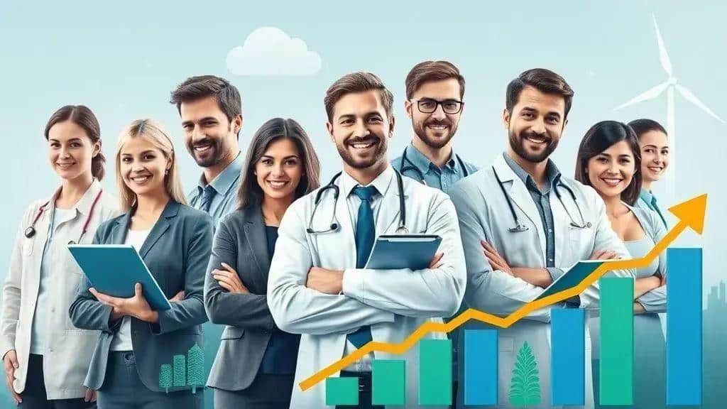 Sector-specific growth in the job market