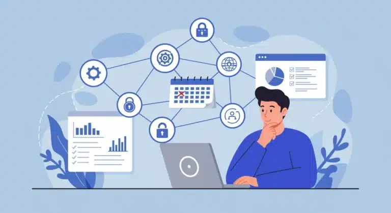 Digital marketing professional strategizing for CCPA CPRA compliance in 2025