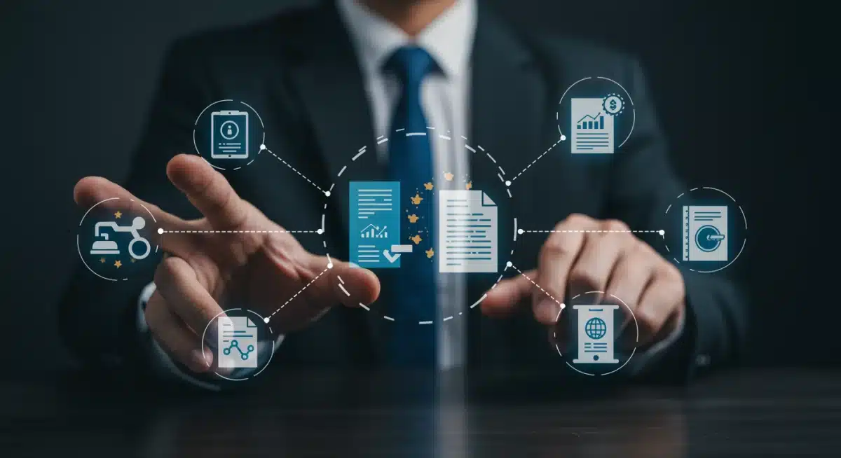 Diagram illustrating a complex regulatory framework for data privacy, showing interconnected legal documents and digital compliance symbols.