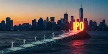 Roadmap to IPO for US Tech Startups, showing seven stages with growth and innovation