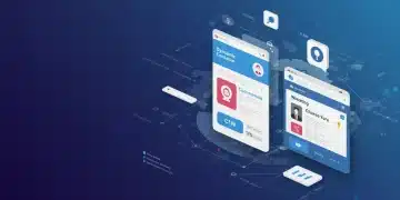 Dynamic email interface showing personalized content, representing advanced email marketing.