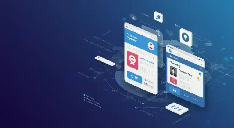 Dynamic email interface showing personalized content, representing advanced email marketing.