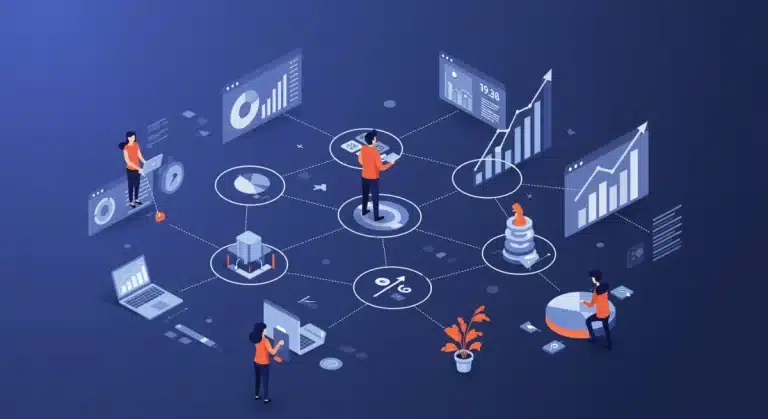 Small business owner using MarTech for growth