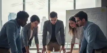 Entrepreneurs discussing new US startup regulations for 2026