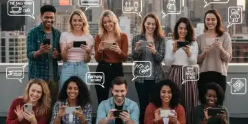 Micro-influencers engaging with their audience, representing authentic marketing for SMBs.