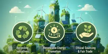 Infographic on sustainable marketing practices for conscious consumers