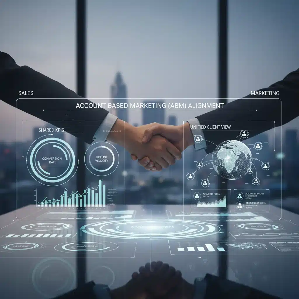Sales and marketing alignment for ABM success